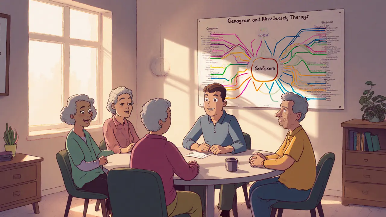 Prarodiče v rodinné terapii: Jak rozšířená rodina pomáhá léčit vztahy