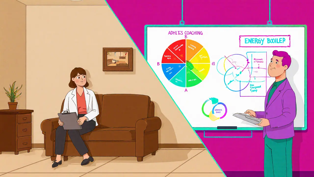 ADHD koučink vs psychoterapie: kdy a proč kombinovat