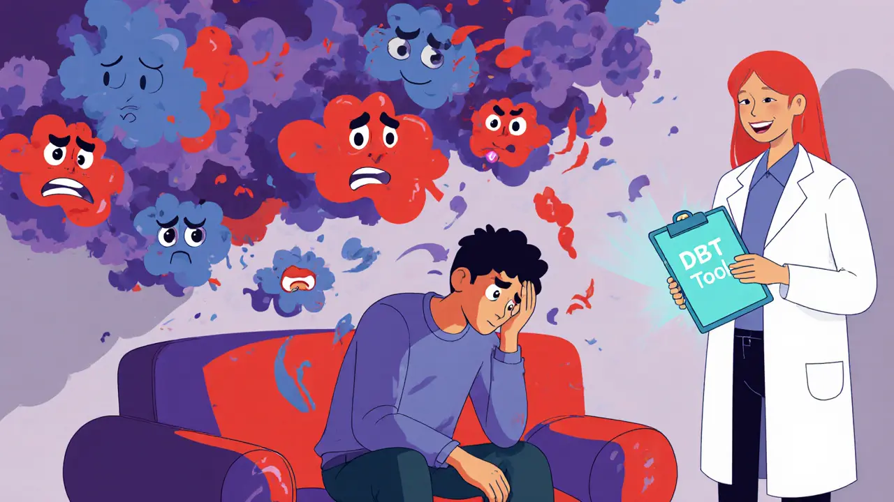 Dialektická behaviorální terapie (DBT) - léčba emoční nestability a HPO