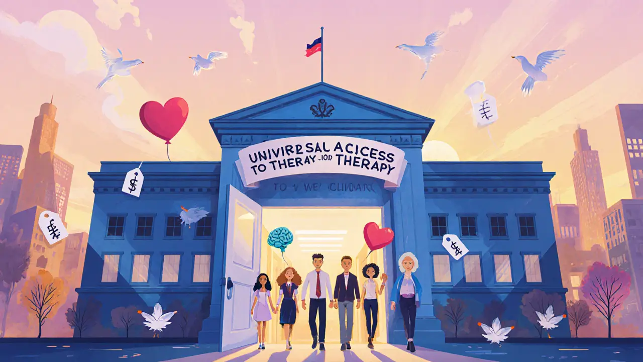 Budoucí systém: otevřená terapie pro všechny občany.