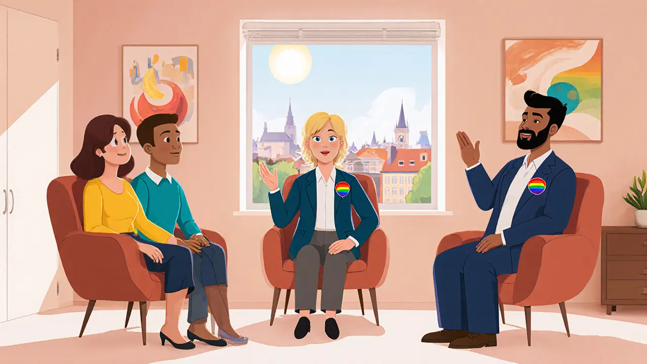 LGBTQ+ párová terapie: Jak pomáhá lesbickým a gay párům v ČR