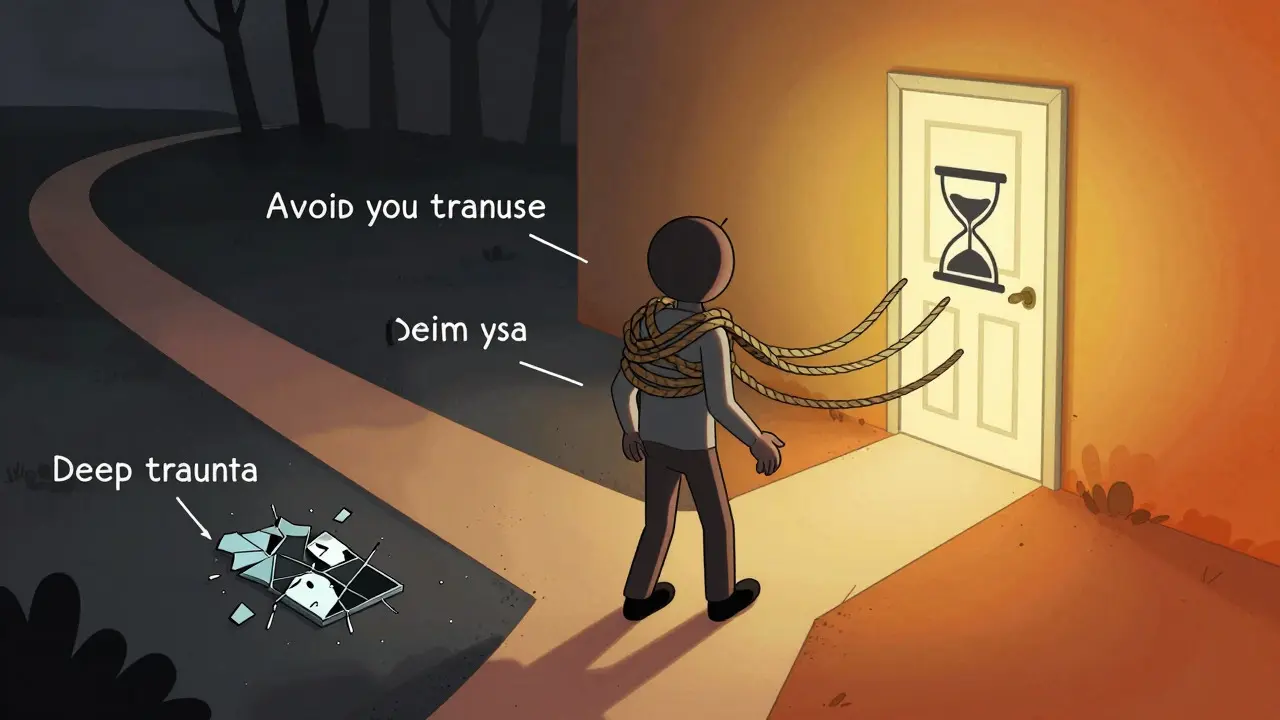 Ilustrace rozhodování mezi hlubokou minulostí a cíleným řešením problémů