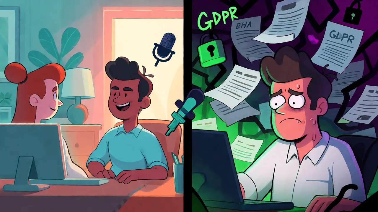Nahrávání online psychoterapie: Pravidla, etika a souhlas